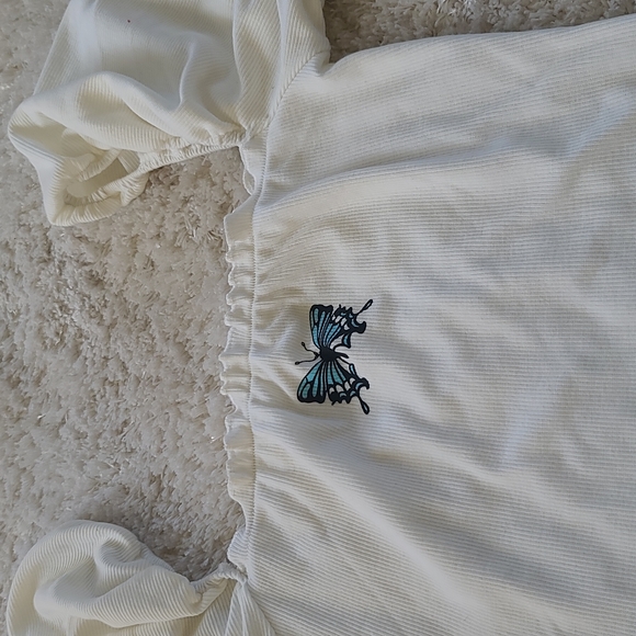 Skinny  girl top shein size xs white - Picture 4 of 4